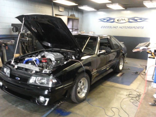 1991 Black Ford Mustang Fastback