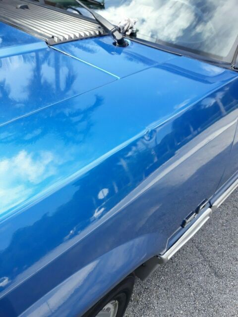 1991 Blue Ford Mustang Convertible