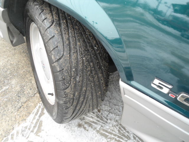 1991 Green Ford Mustang Convertible