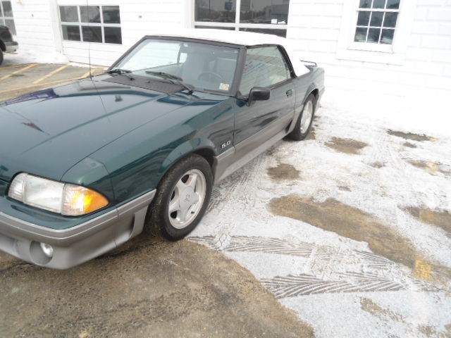 1991 Green Ford Mustang Convertible