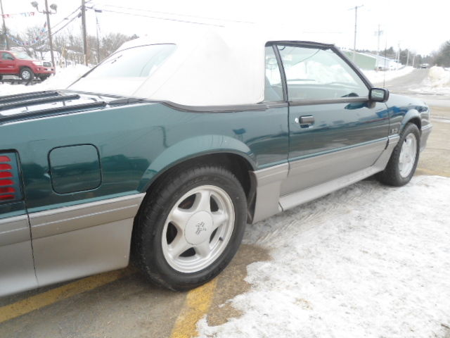 1991 Green Ford Mustang Convertible