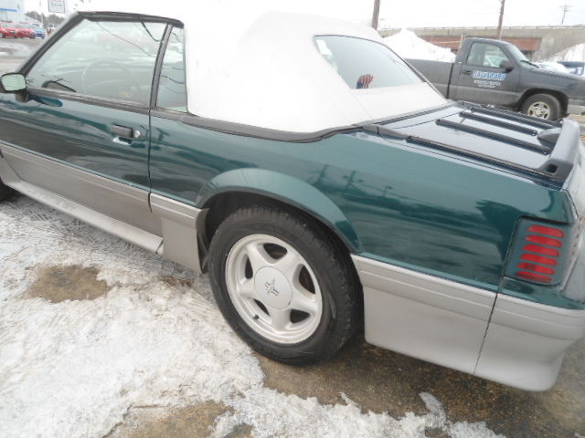 1991 Green Ford Mustang Convertible