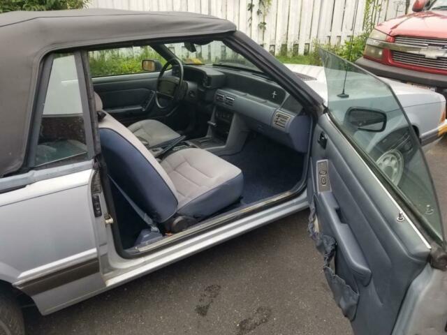 1991 Gray Ford Mustang Convertible