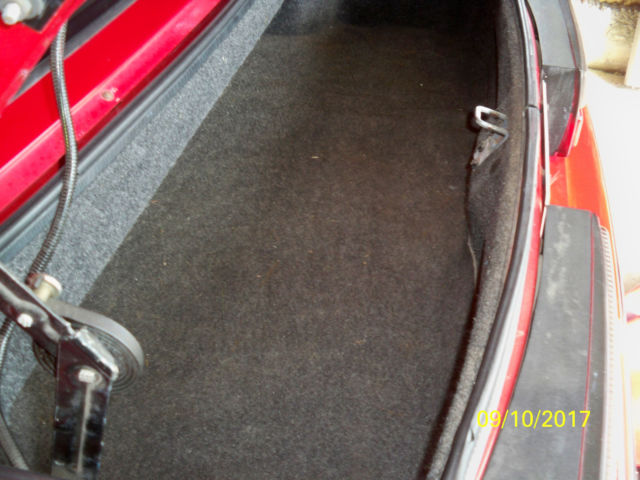 1991 Red Ford Mustang Convertible