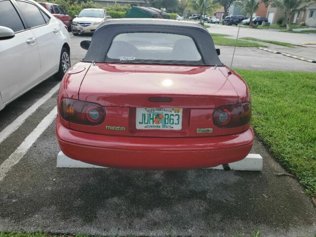 1991 Red Mazda MX-5 Miata Coupe