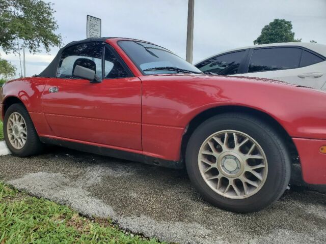 1991 Red Mazda MX-5 Miata Coupe