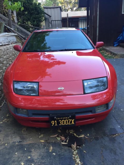 1991 Red Nissan 300ZX Coupe