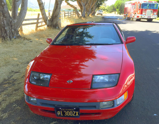 1991 Red Nissan 300ZX Coupe