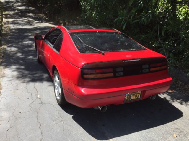 1991 Red Nissan 300ZX Coupe
