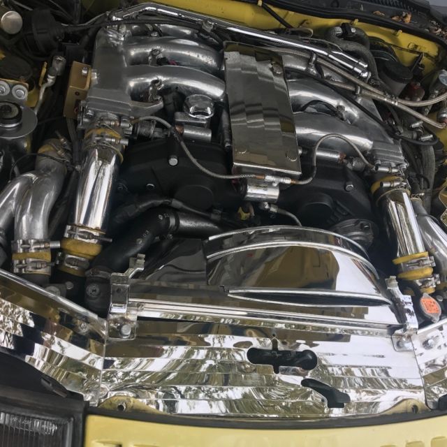 1991 Yellow Nissan 300ZX Hatchback