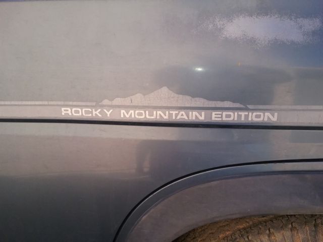 1991 blue/gray Nissan Pathfinder SUV