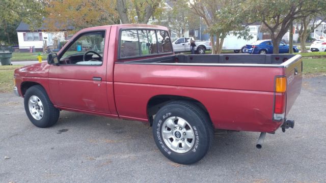 1991 Burgundy Nissan Other Pickups