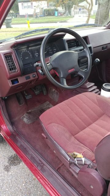 1991 Burgundy Nissan Other Pickups
