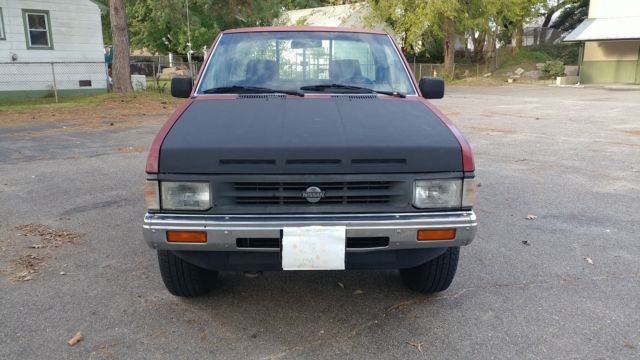 1991 Burgundy Nissan Other Pickups