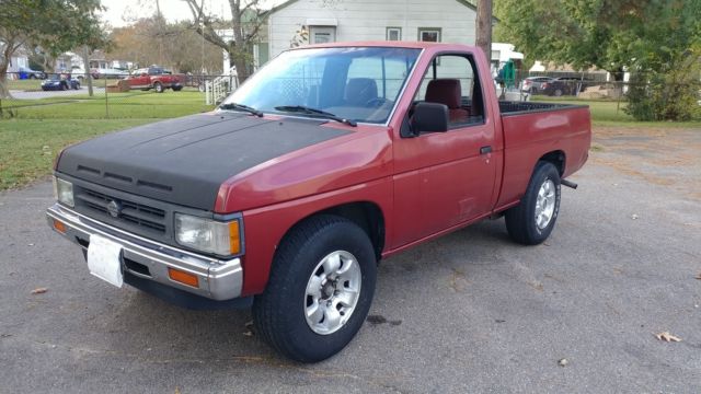 1991 Burgundy Nissan Other Pickups