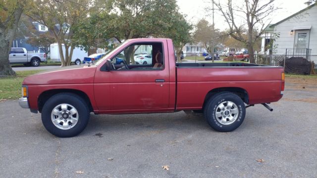 1991 Burgundy Nissan Other Pickups