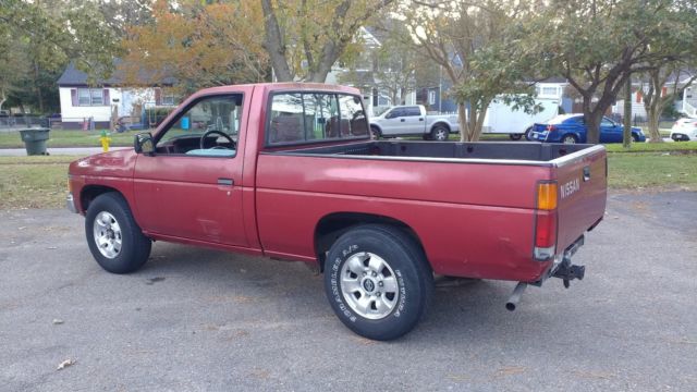1991 Burgundy Nissan Other Pickups