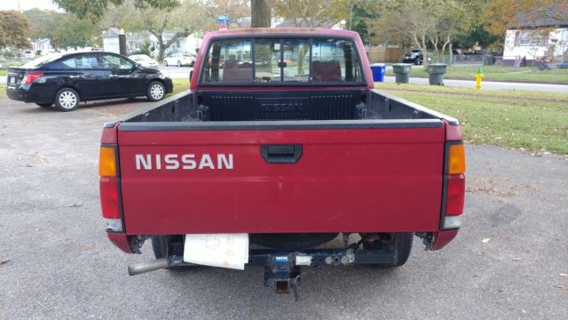 1991 Burgundy Nissan Other Pickups