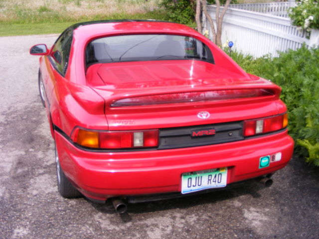 1991 Red Toyota MR2 Coupe
