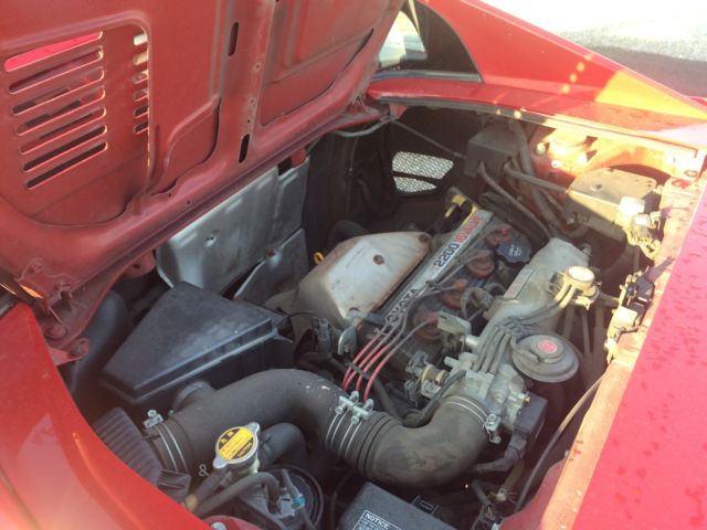 1991 Red Toyota MR2 Coupe