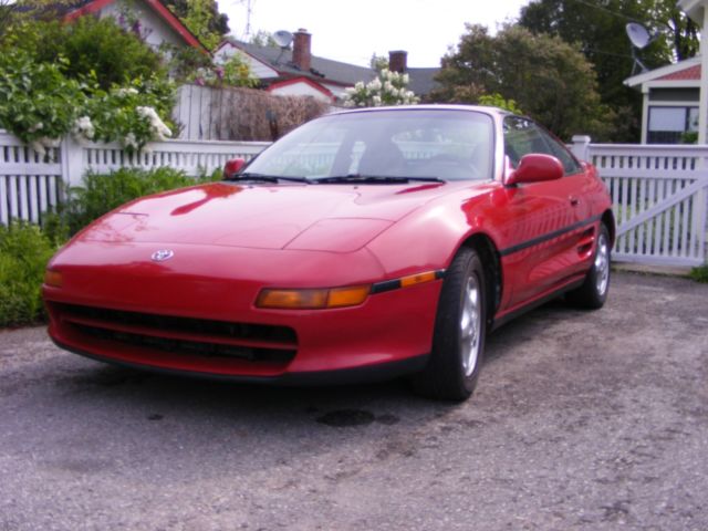 1991 Red Toyota MR2 Coupe