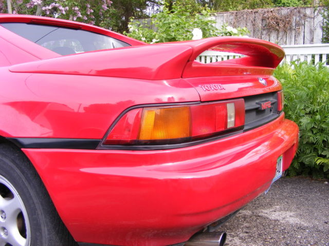 1991 Red Toyota MR2 Coupe