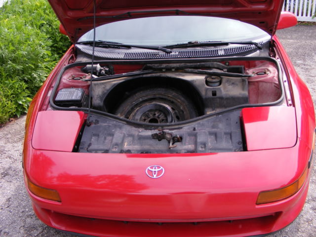 1991 Red Toyota MR2 Coupe
