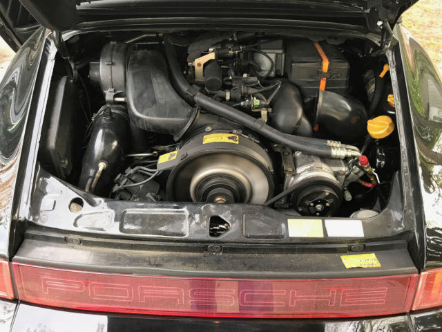 1991 Black Porsche 911 Convertible