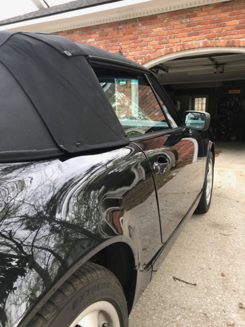 1991 Black Porsche 911 Convertible