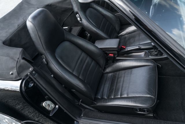 1991 Black Porsche 911 Convertible