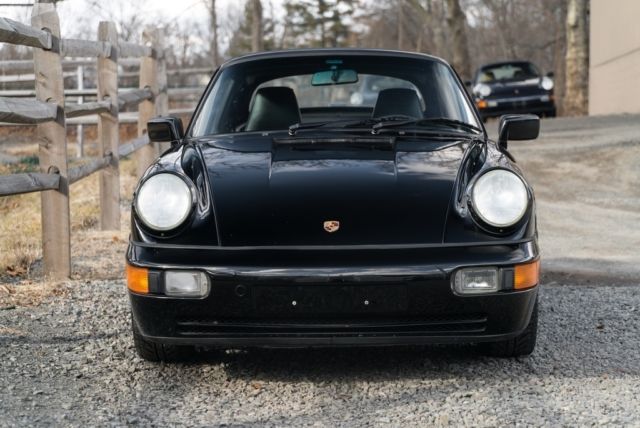 1991 Black Porsche 911 Convertible