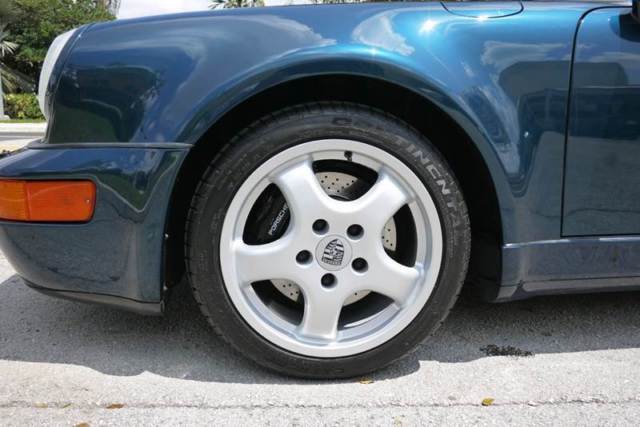 1991 Green Porsche 911 Coupe