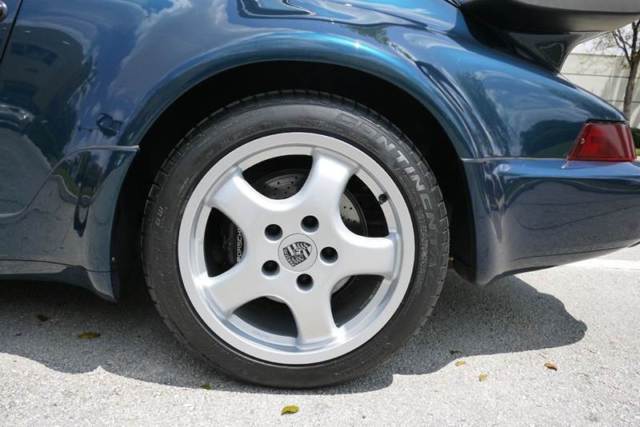 1991 Green Porsche 911 Coupe