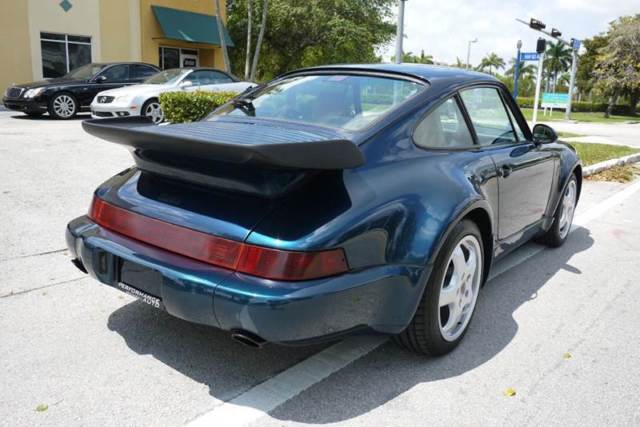 1991 Green Porsche 911 Coupe
