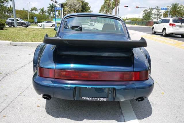 1991 Green Porsche 911 Coupe