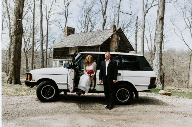 1991 White Land Rover Range Rover SUV