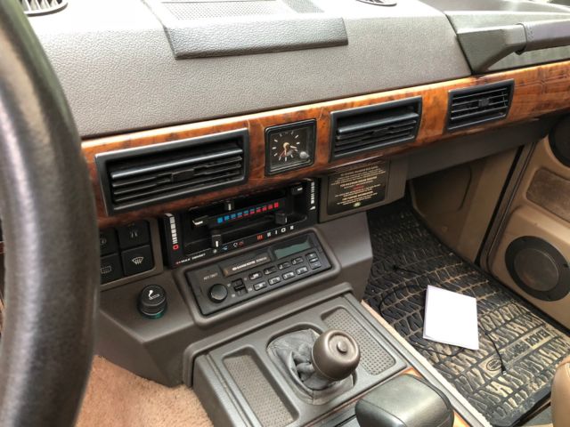 1991 White Land Rover Range Rover SUV