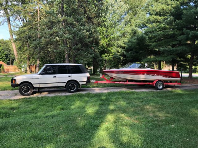 1991 White Land Rover Range Rover SUV