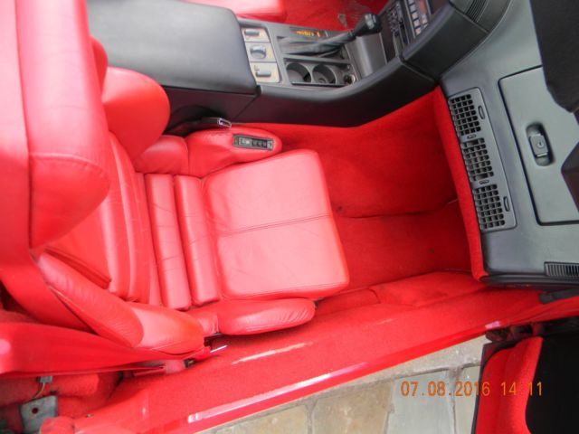 1991 Red Chevrolet Corvette