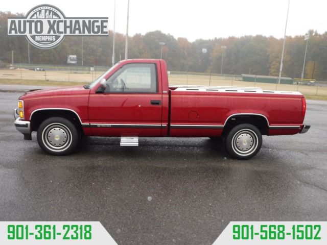 1991 Red Chevrolet C/K1500 Pickup Truck