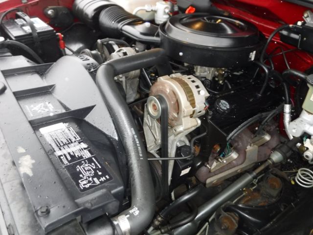 1991 Red Chevrolet C/K1500 Pickup Truck