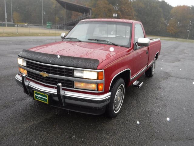 1991 Red Chevrolet C/K1500 Pickup Truck