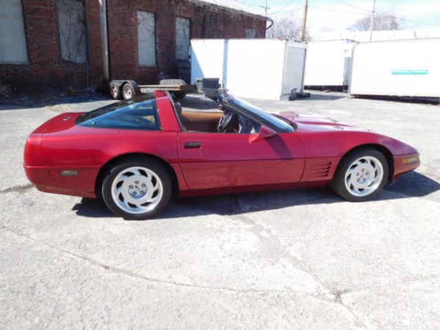 1991 Red Chevrolet Corvette Coupe