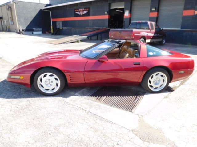 1991 Red Chevrolet Corvette Coupe