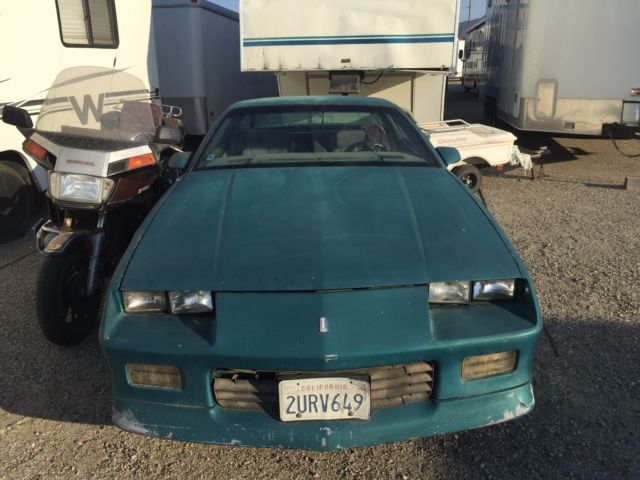 1991 Blue Chevrolet Camaro Coupe