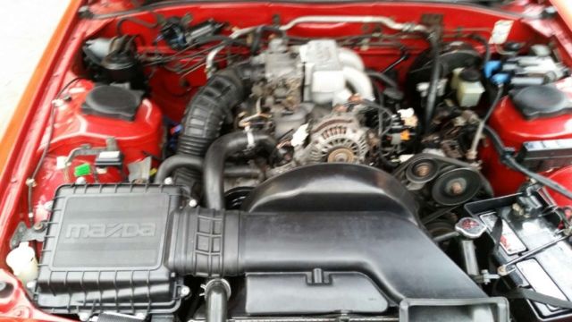 1991 Red Mazda RX-7 Convertible