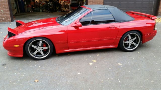 1991 Red Mazda RX-7 Convertible