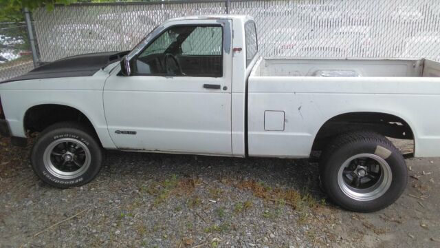 1991 White Chevrolet S-10