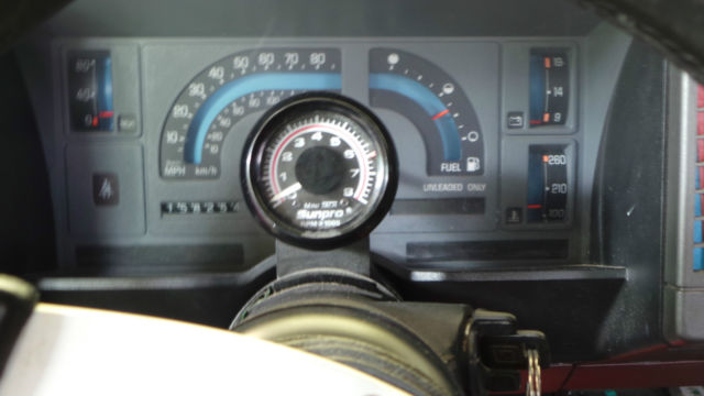 1991 Black Chevrolet S-10 Reg Cab