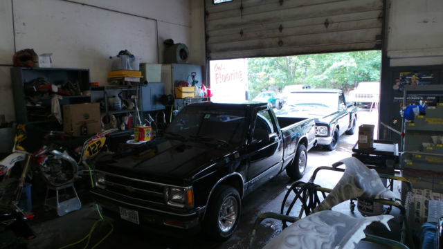 1991 Black Chevrolet S-10 Reg Cab